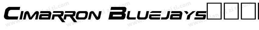 Cimarron Bluejays字体转换
